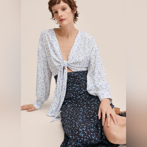 🔥Last 3🔥MANGO Printed midi dress - Picture 2 of 3